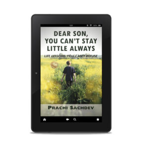 dear son you cant stay little always