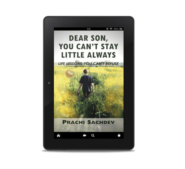 dear son you cant stay little always